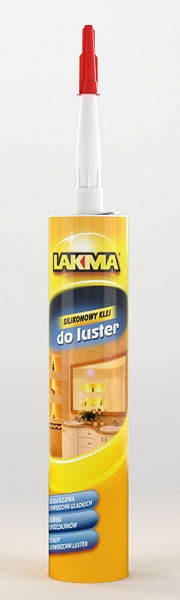 Silikonowy klej do luster