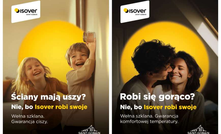 ISOVER z nową strategią i kampanią komunikacyjną „ISOVER robi swoje” 