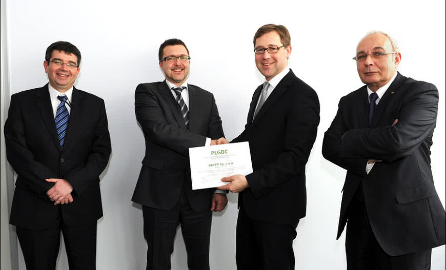Firma Bayer dołączyła do Polskiego Stowarzyszenia Budownictwa Ekologicznego PLGBC