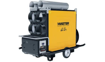 Nowość! Nagrzewnica olejowa z odprowadzaniem spalin MASTER BV 471 Dantherm