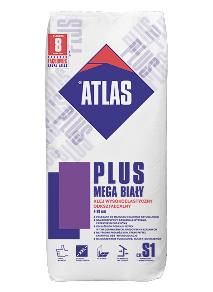 ATLAS PLUS MEGA BIAŁY