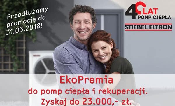 Promocja na pompy ciepła od Stiebel Eltron